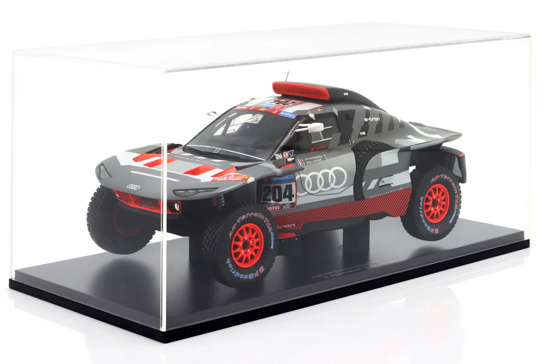 Audi RS Q e-tron E2 #204 Rallye Dakar 2023 Peterhansel, Boulanger 1:18 Spark