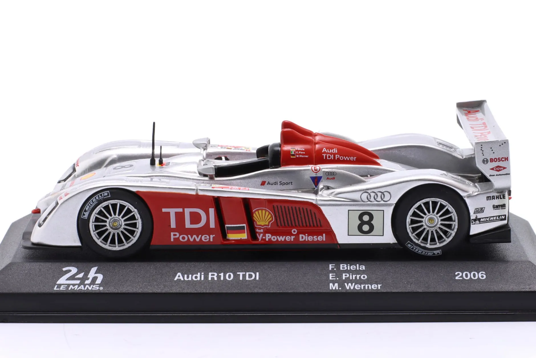 Audi R10 TDI #8 Sieger 24h LeMans 2006 Biela, Werner, Pirro 1:43 Altaya