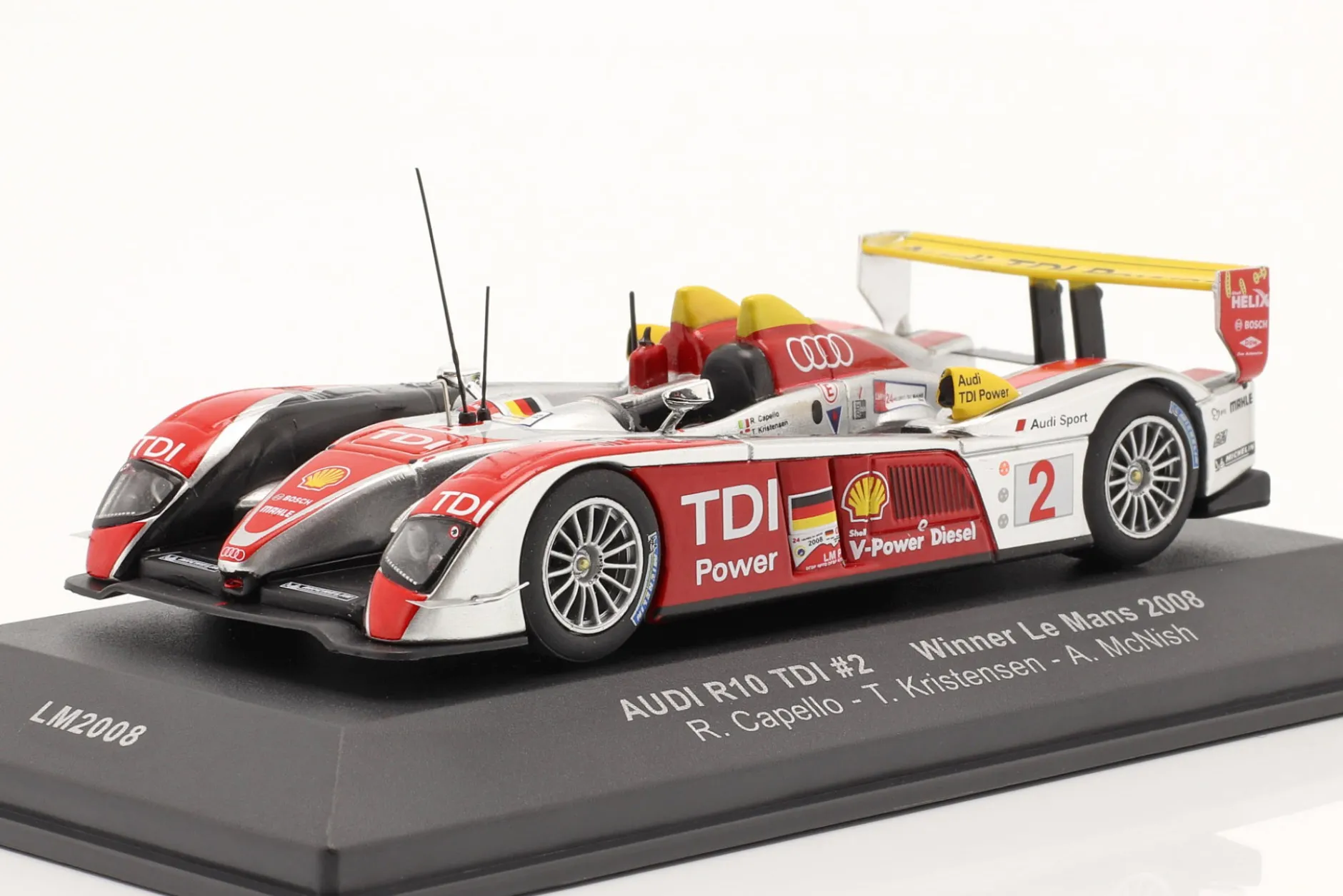 Audi R10 TDI #2 Sieger 24h LeMans 2008 Capello, Kristensen, McNish 1:43 Ixo