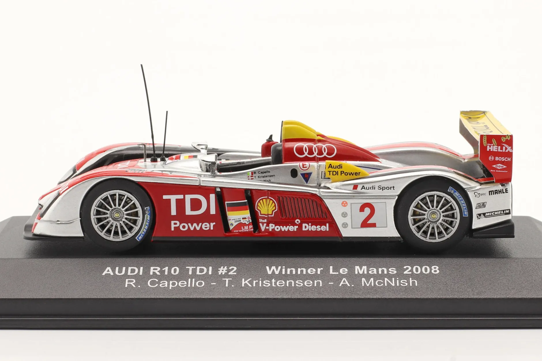 Audi R10 TDI #2 Sieger 24h LeMans 2008 Capello, Kristensen, McNish 1:43 Ixo
