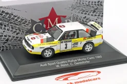 Audi Sport Quattro #3 2nd Rallye Monte Carlo 1985 Röhrl, Geistdörfer 1:43 CMR
