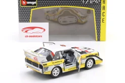 Audi Sport quattro S1 E2 #5 Sieger Rallye SanRemo 1985 Röhrl, Geistdörfer 1:24 Bburago