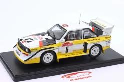 Audi S1 Quattro #5 Sieger Rallye SanRemo 1985 Röhrl, Geistdörfer 1:24 Altaya