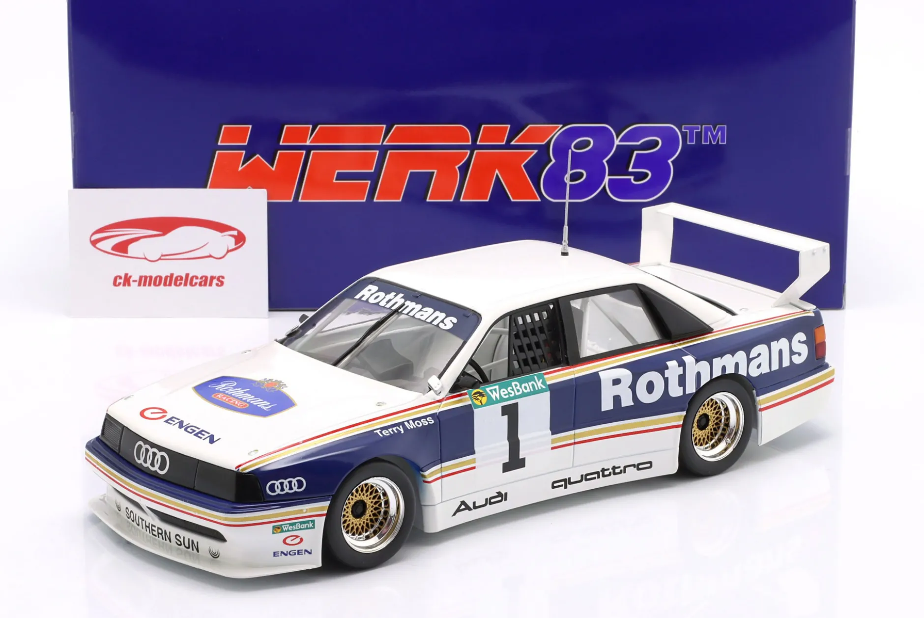 Audi 200 Trans Am #1 Wesbank Modifieds Championship 1992 Terry Moss 1:18 WERK83