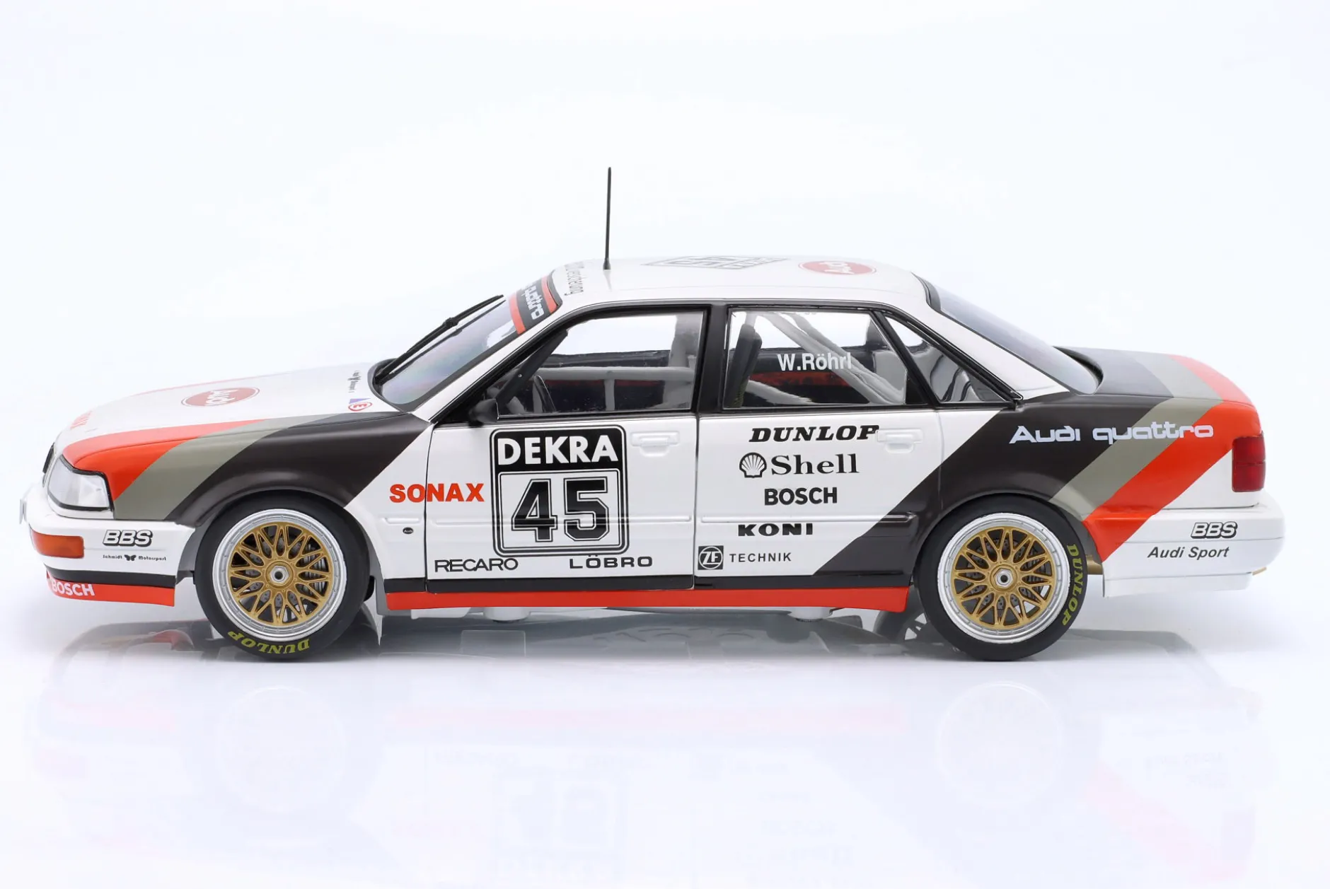 Audi V8 Quattro #45 DTM 1990 Walter Röhrl 1:18 WERK83