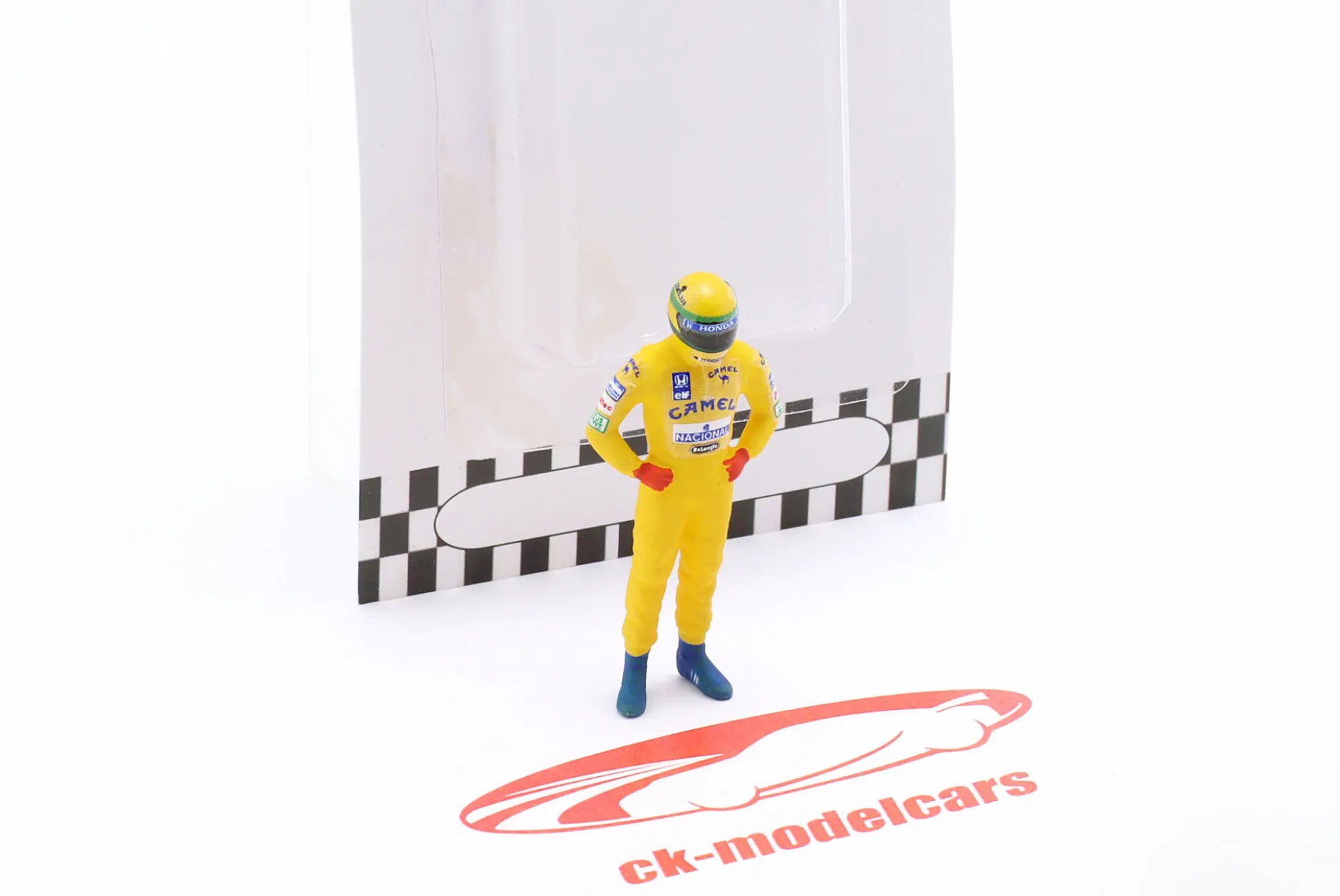 Ayrton Senna #12 Lotus 99T Formel 1 1987 Figur 1:43 Cartrix