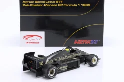 Ayrton Senna Lotus 97T #12 Monaco GP Formel 1 1985 1:18 WERK83