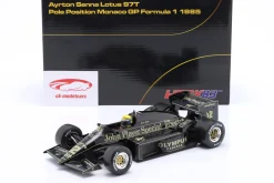 Ayrton Senna Lotus 97T #12 Monaco GP Formel 1 1985 1:18 WERK83