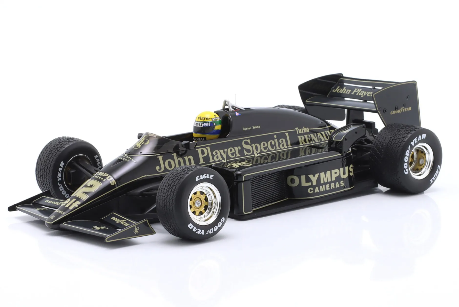 Ayrton Senna Lotus 97T #12 Sieger Portugal GP Formel 1 1985 1:18 Premium X