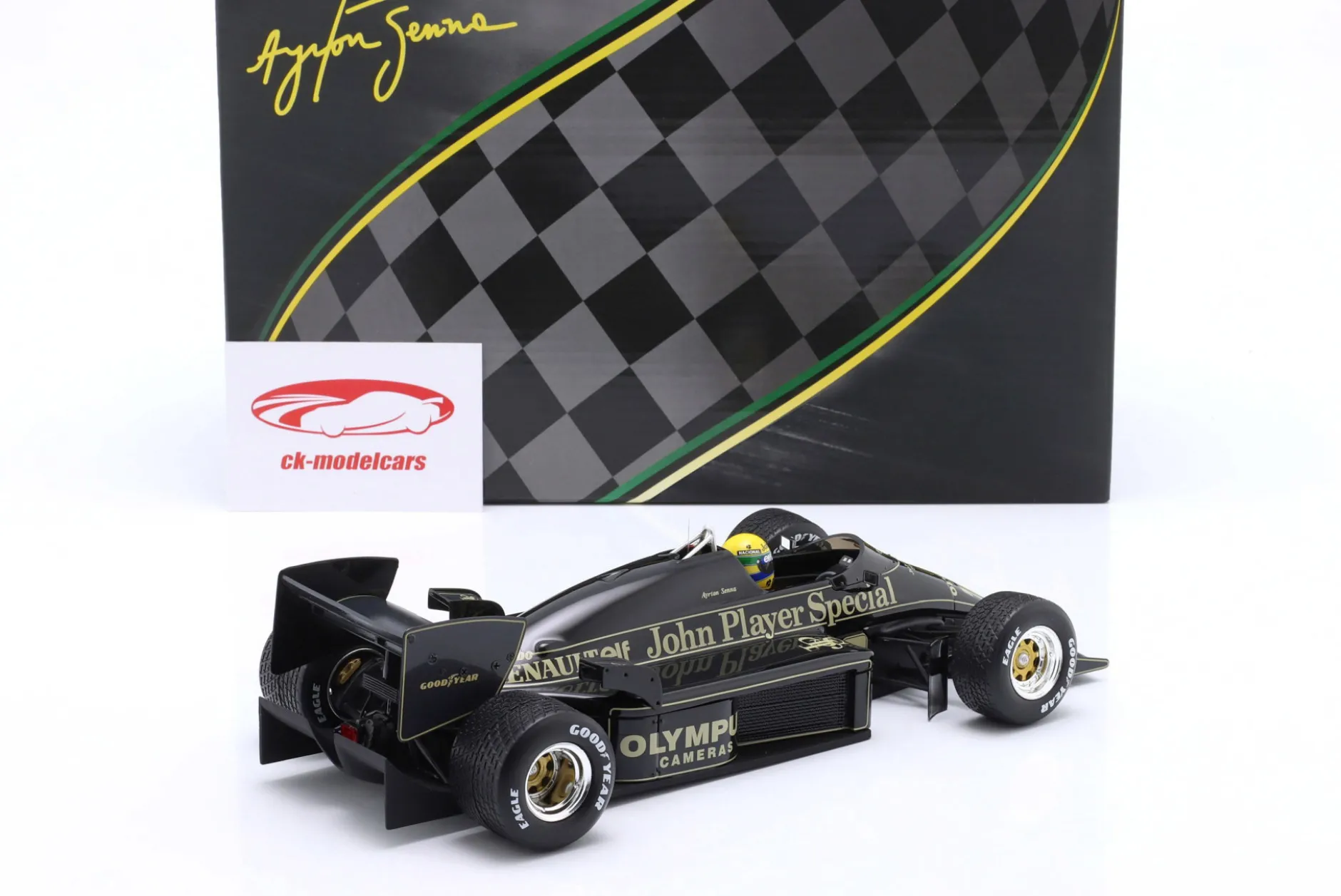 Ayrton Senna Lotus 97T #12 Sieger Portugal GP Formel 1 1985 1:18 Premium X