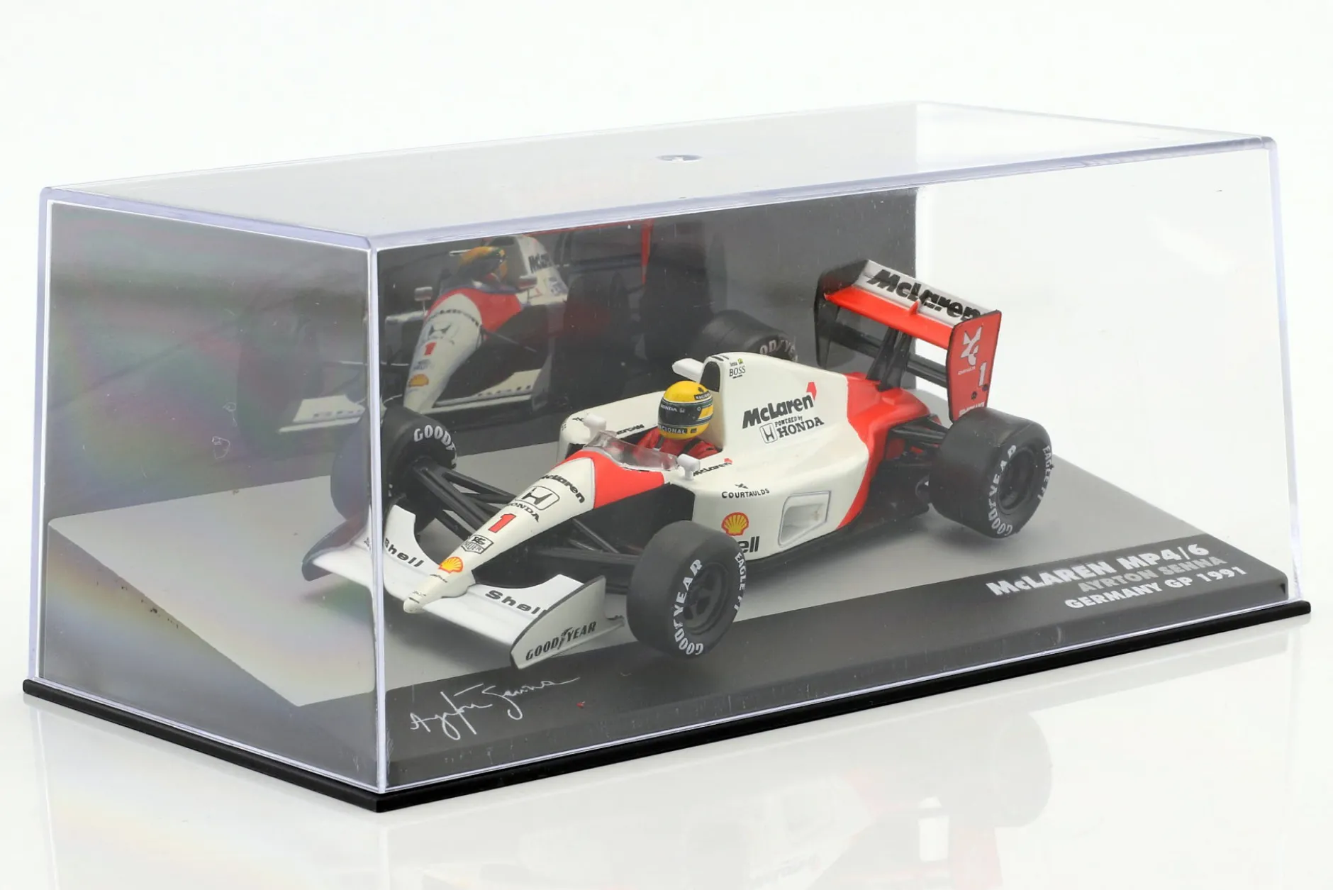 Ayrton Senna McLaren MP4/6 #1 Formel 1 Weltmeister 1991 1:43 Altaya