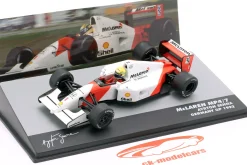 Ayrton Senna McLaren MP4/7 #1 2nd Deutschland GP Formel 1 1992 1:43 Altaya
