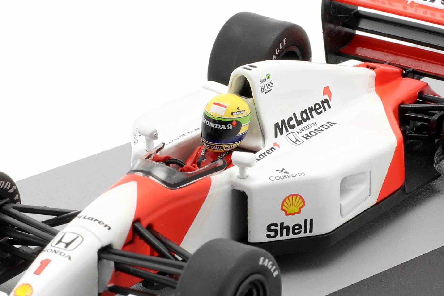 Ayrton Senna McLaren MP4/7 #1 2nd Deutschland GP Formel 1 1992 1:43 Altaya