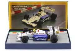 Ayrton Senna Toleman Hart TG184 #19 2nd Monaco GP Formel 1 1984 1:18 Minichamps