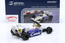 Ayrton Senna Toleman Hart TG184 #19 2nd Monaco GP Formel 1 1984 1:18 Minichamps