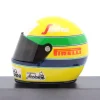 Ayrton Senna Toleman Motorsport #19 Brasilien GP Formel 1 1984 Helm 1:8 Minichamps