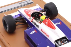Ayrton Senna Toleman TG184 #19 3rd British GP Formel 1 1984 1:18 Tecnomodel