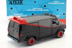 B.A.'s GMC Vandura Baujahr 1983 TV-Serie Das A-Team (1983-87) schwarz / rot / grau 1:18 Greenlight