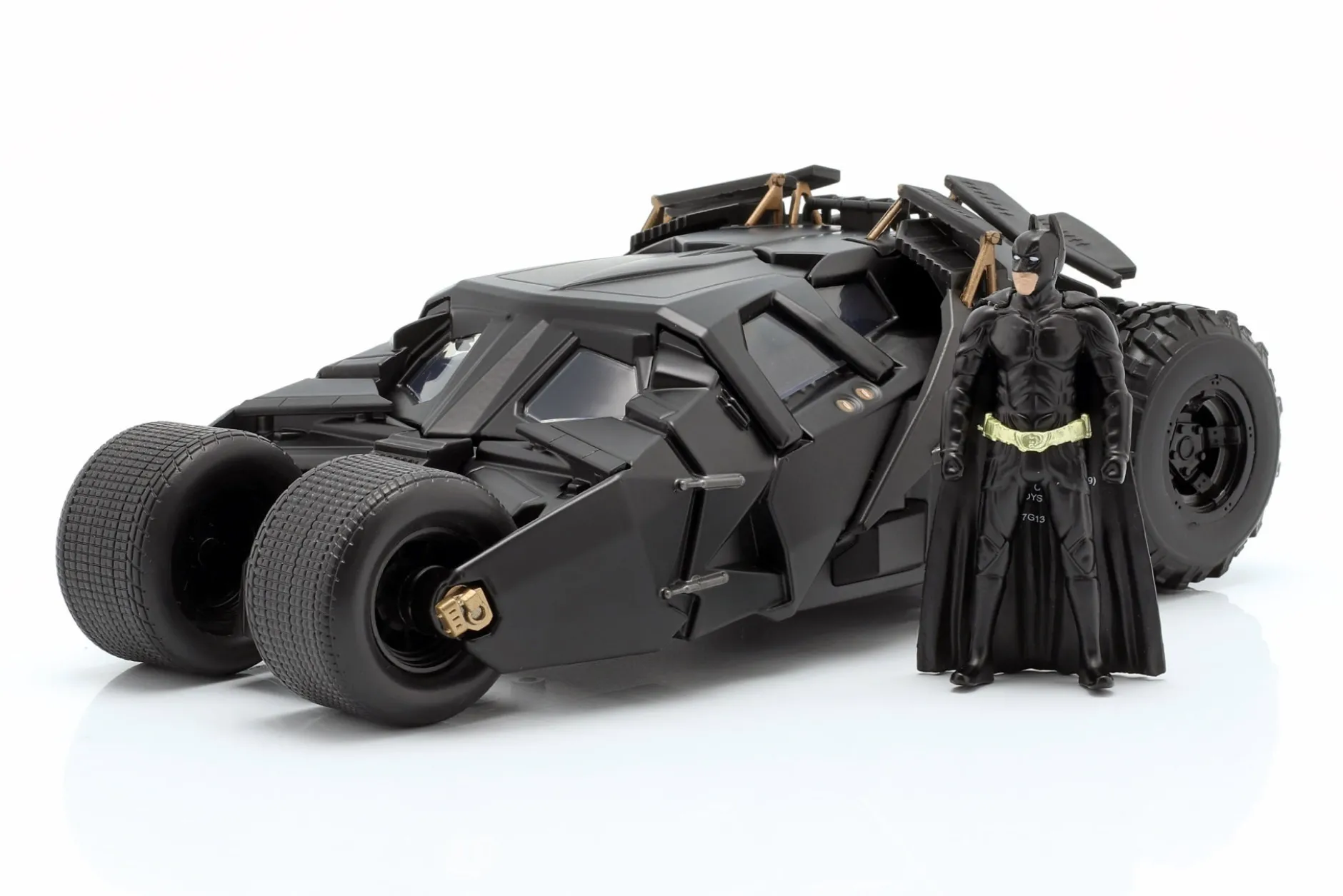 Batmobile mit Batman Figur Film The Dark Knight 2008 1:24 Jada Toys