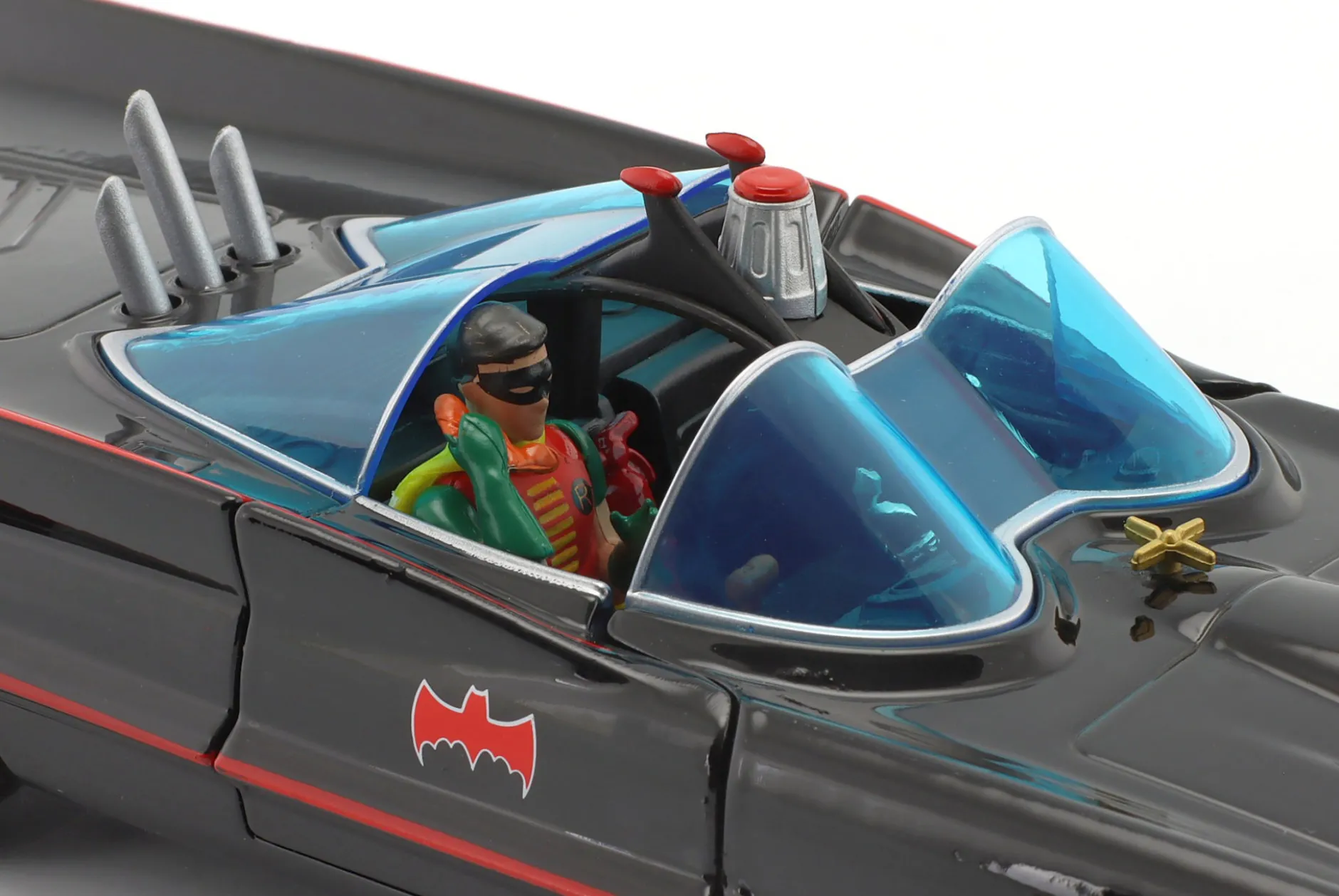 Batmobil Serie: "Batman" mit Figuren Batman, Joker, Robin, Pinguin 1:24 Jada Toys