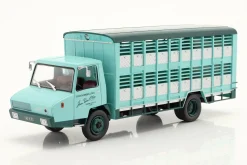 Berliet Stradair 10 Schweinetransporter Baujahr 1966 türkis 1:43 Hachette