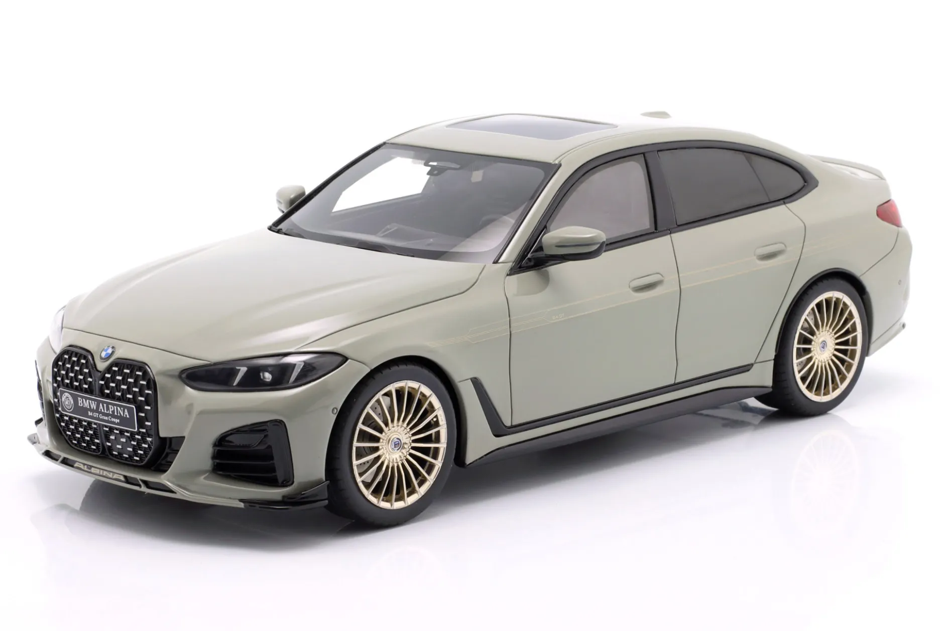 BMW Alpina B4 GT Baujahr 2024 fashion grau 1:18 GT-Spirit
