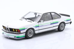 BMW Alpina B7 Turbo (E24) Baujahr 1984 weiß mit Dekor 1:18 Solido