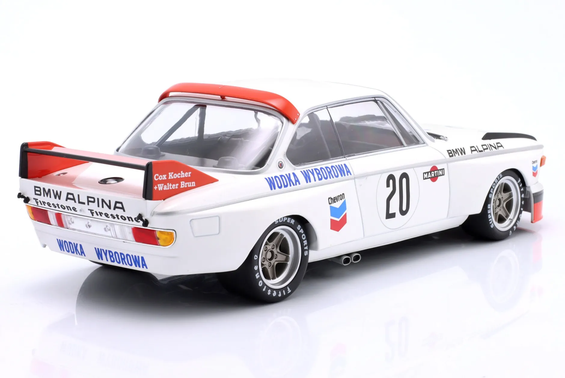 BMW Alpina 3.0 CSL #20 24h Spa 1973 Brun, Kocher 1:18 Minichamps
