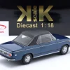 BMW 2002 Cabriolet Baujahr 1971 dunkelblau metallic 1:18 KK-Scale
