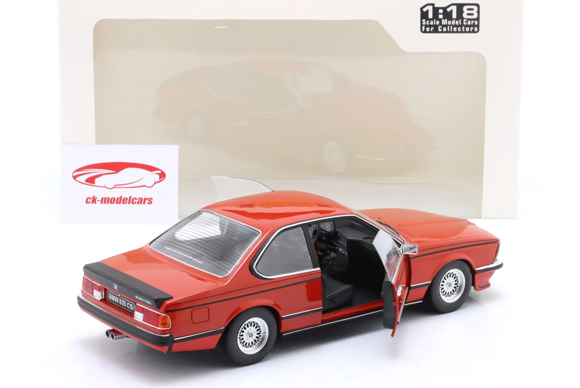 BMW 635 CSI (E24) Baujahr 1984 henna rot 1:18 Solido