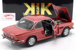 BMW 3.0 CSi (E9) mit Alufelgen Baujahr 1971 rot metallic 1:12 KK-Scale
