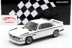 BMW 3.0 CSL (E9) Baujahr 1973 weiß 1:18 Minichamps