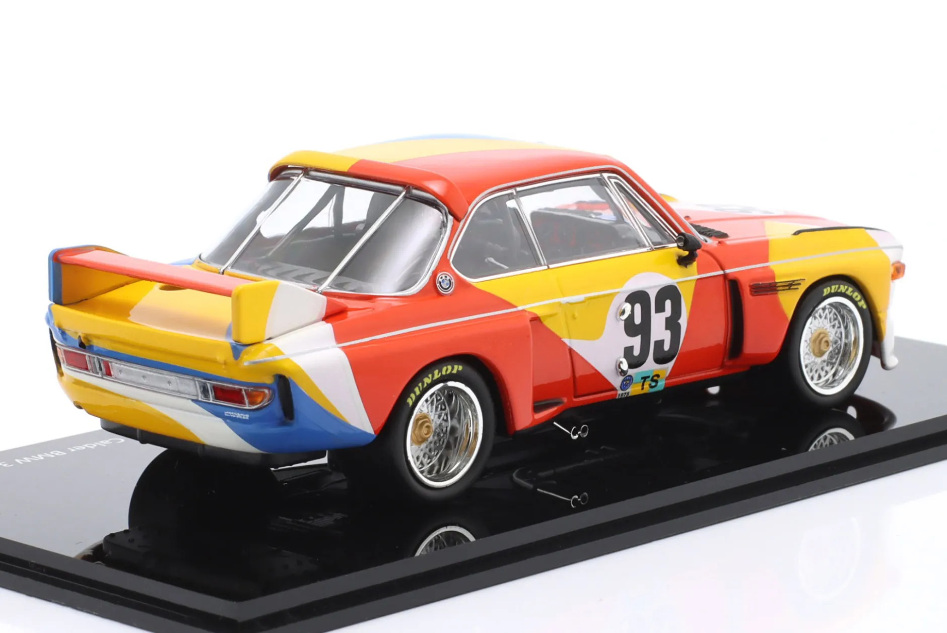 BMW 3.0 CSL #93 24h LeMans 1975 Art Car Alexander Calder 1:43 Norev
