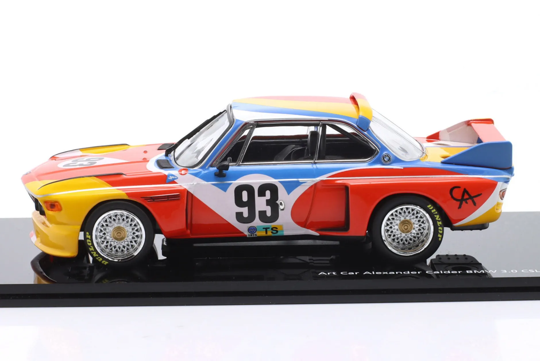 BMW 3.0 CSL #93 24h LeMans 1975 Art Car Alexander Calder 1:43 Norev