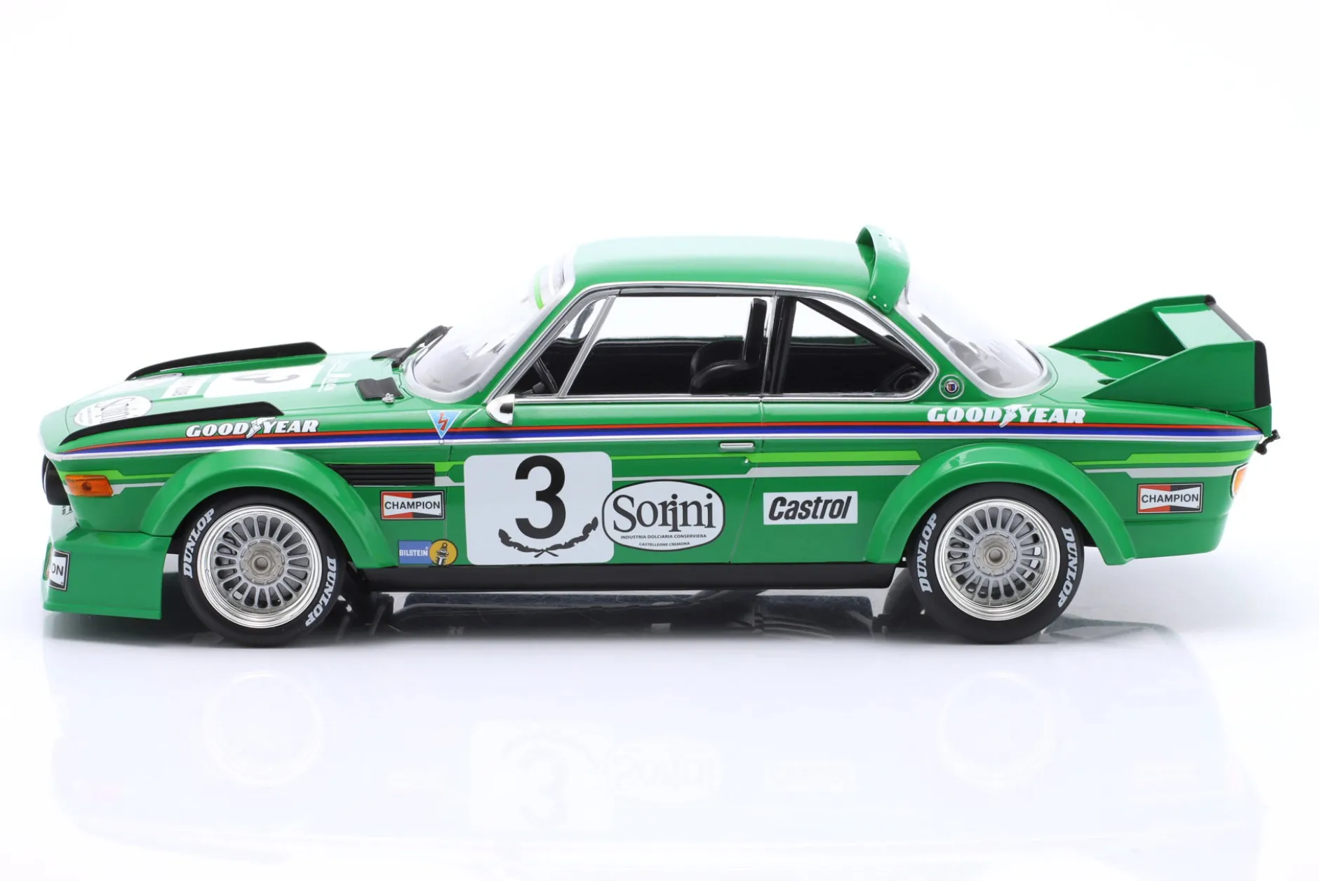 BMW 3.0 CSL #3 Sieger Brno 1978 Finotto, Facetti 1:18 Minichamps