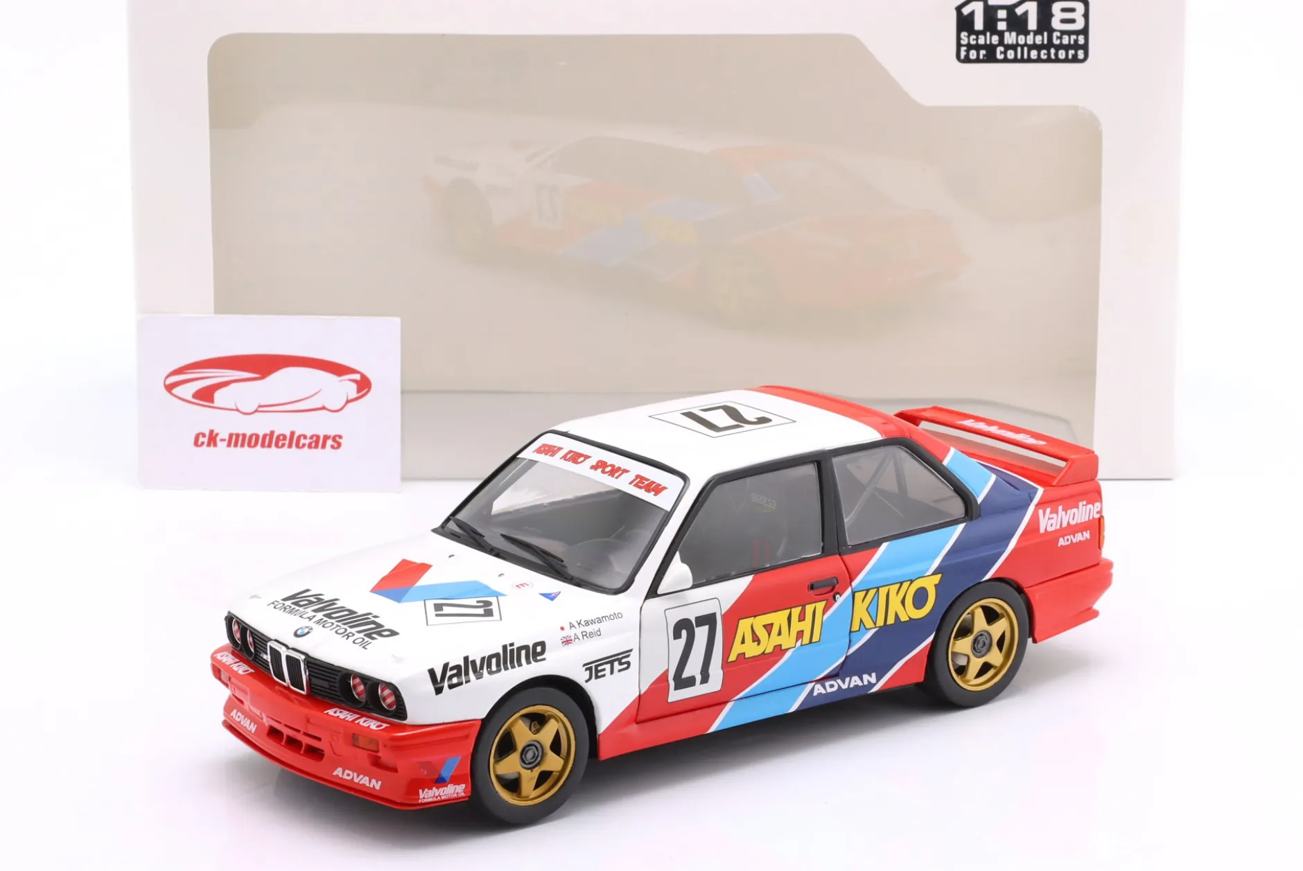 BMW E30 M3 #27 Japan Grand Touring Car Championship 1986 1:18 Solido