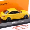 BMW 1er M Coupe Baujahr 2011 gelb 1:43 Minichamps