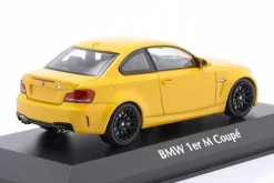 BMW 1er M Coupe Baujahr 2011 gelb 1:43 Minichamps