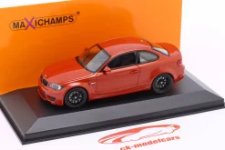 BMW 1er M Coupe Baujahr 2011 orange metallic 1:43 Minichamps