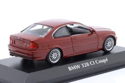 BMW 3er Serie 328 Ci Coupe (E46) Baujahr 1999 rot metallic 1:43 Minichamps
