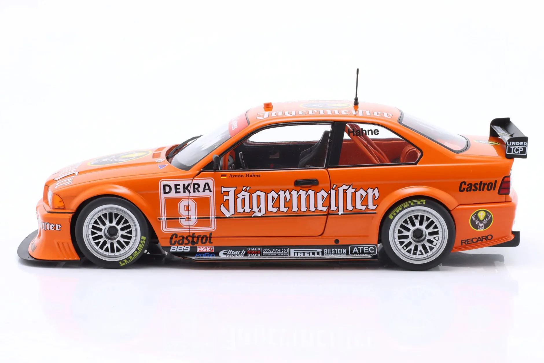 BMW 325i Coupe E36 DTM Jägermeister #9 DTM 1993 Armin Hahne 1:18 WERK83