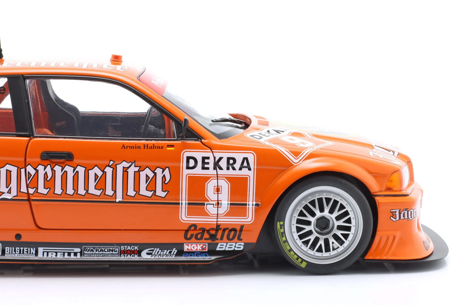 BMW 325i Coupe E36 DTM Jägermeister #9 DTM 1993 Armin Hahne 1:18 WERK83