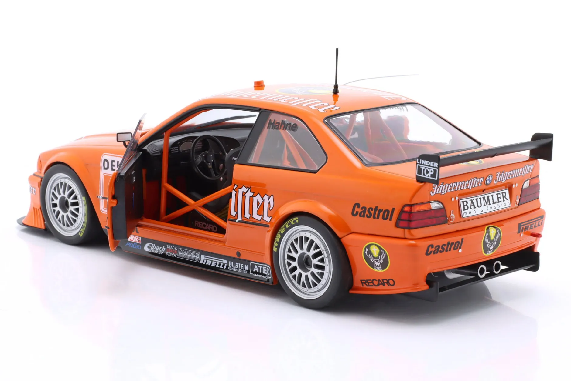 BMW 325i Coupe E36 DTM Jägermeister #9 DTM 1993 Armin Hahne 1:18 WERK83