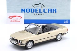 BMW 325i (E30) Cabriolet Baujahr 1985 beige metallic 1:18 ModelCar Group