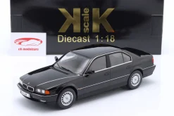 BMW 740i E38 Serie 1 Baujahr 1994 schwarz metallic 1:18 KK-Scale