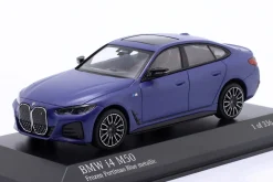 BMW i4 M50 Baujahr 2022 frozen portimaoblau metallic 1:43 Minichamps