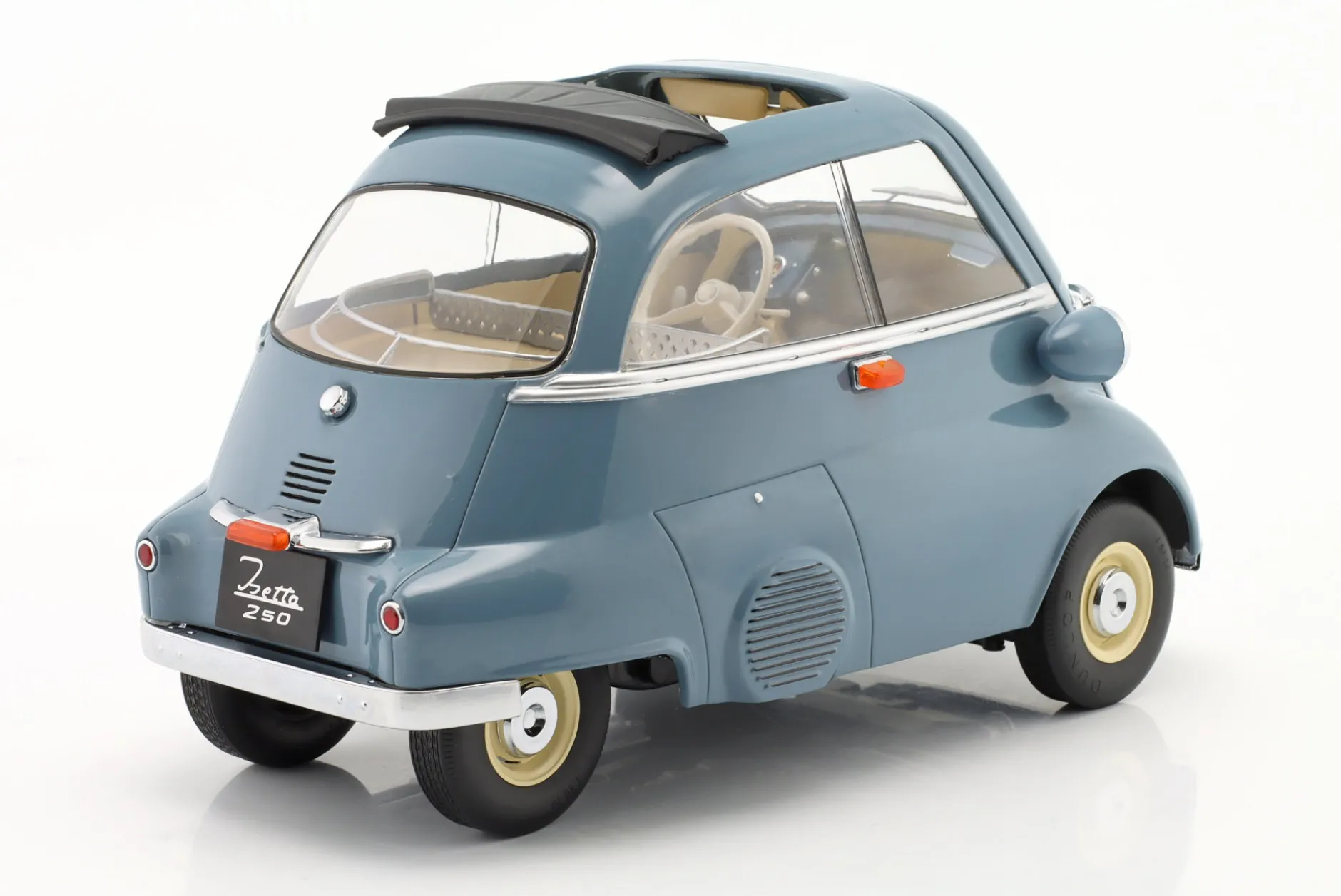 BMW 250 Isetta Baujahr 1959 blaugrau 1:12 KK-Scale