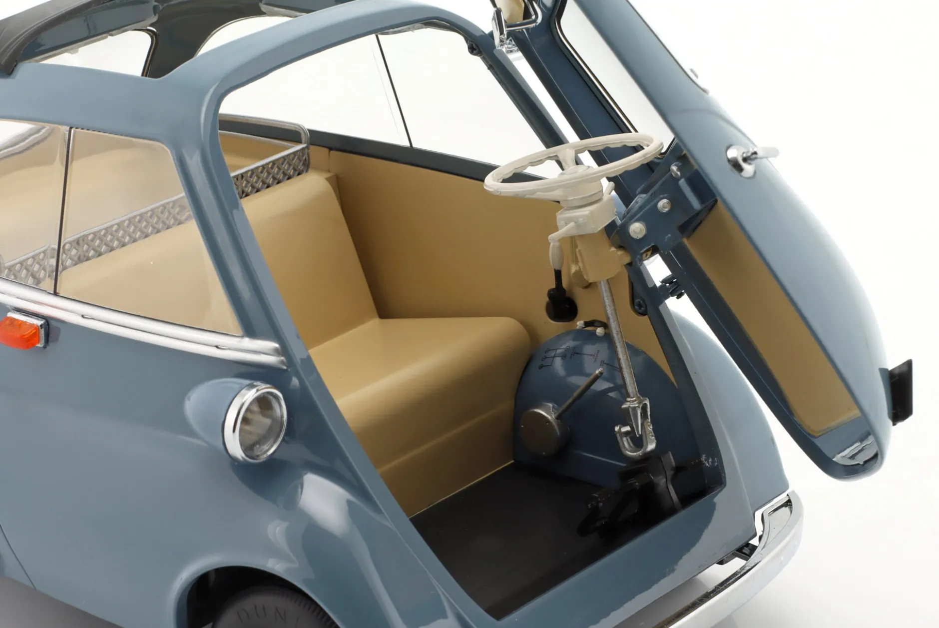 BMW 250 Isetta Baujahr 1959 blaugrau 1:12 KK-Scale