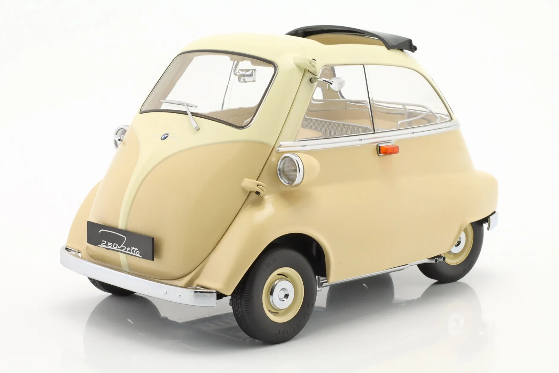 BMW Isetta 250 Baujahr 1959 creme / gelb 1:12 KK-Scale