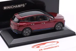 BMW iX Baujahr 2022 aventurinrot metallic 1:43 Minichamps
